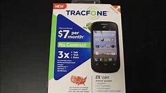 Tracfone ZTE Valet: Unboxing and Overview