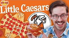 keith eats the little caesar's batman pizza • eat the menu bite size