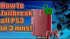 PS3 Jailbreak 2024 | How to Jailbreak all PS3 in 3 minutes | Fast and Easy Guide