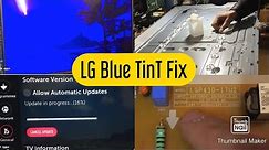 How To Fix BackLight LG TV 43UJ670 |The blue image| The Easy Repair step By step