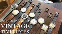 Watch Review - Recommended vintage watch brands for a watch enthusiast ~ 1930s to 1960s