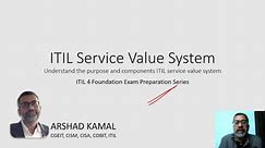 4 - Understand the Purpose and Components of the ITIL Service Value System - ITIL4