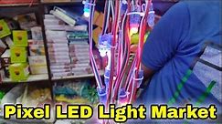 LED light Market In Gandhi Road Ahmedabad, Pixel LED light Market, Festival Decoration Light