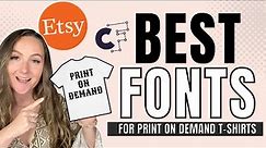 The Best Fonts For Print On Demand From Creative Fabrica (Plus Niche Ideas to use them on!)