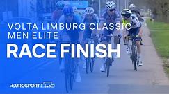 COBBLED SPRINT 💨 | Volta Limburg Classic 2024 Race Finish | Eurosport Cycling
