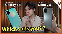 Samsung Galaxy A51 vs Galaxy A71! Which Suits You More?