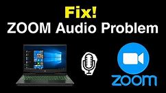 How to Fix Audio Problem in Zoom Meetings (PC/Laptop)