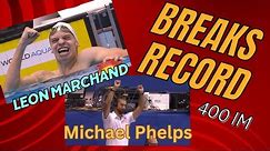MUST-SEE 2008 Phelps record broken by Marchand.