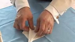 How To Fold A Swan Napkin