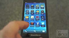 How To Use the Blackberry Z10 (Navigate the OS)