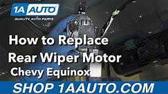 How to Replace Rear Wiper Motor 07-09 Chevy Equinox