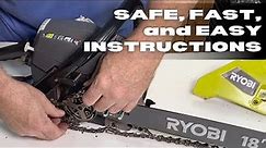 How to Change a Chainsaw Chain | Step by Step
