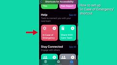 An emergency shortcut for your iPhone