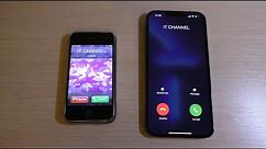 iPhone 2G & iPhone 13 Pro Max Incoming Call