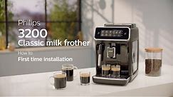 Philips Series 3200 EP3221/40 Automatic Coffee Machine - How to Install and Use