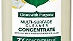 Seventh Generation Multi-Surface Cleaner Concentrate, Lemon Chamomile Scent, 7X Concentrated & Cuts Grease, 23.1 Fl Oz