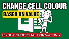 Change The Cell Colour Based On The Values Using Conditional Formatting in Microsoft Excel - 2021