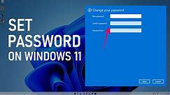 How To Set Password In Windows 11