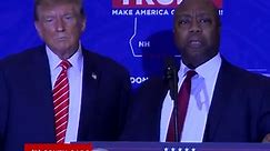 Former GOP presidential candidate and South Carolina Sen. Tim Scott endorsed Donald Trump for president at a rally in New Hampshire. The endorsement is a blow to his fellow South Carolinian Nikki Haley, who appointed Scott to his Senate seat in 2012. #CNN #News #Trump #TimScott