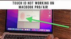 MacBook Pro/Air Touch ID Not Working To Unlock.