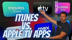 Apple TV 4K vs. iTunes Movies/TV Shows Apps Direct Comparison | Which are Better in tvOS 17.2 Beta?