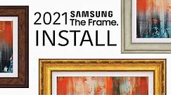How to install Samsung The Frame 2021 & 2022