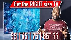 What's the BEST TV Size for your room? | TVs Explained