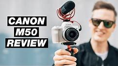 Best Vlogging Camera for Beginners with Flip Screen: Canon M50 Review