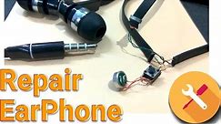 Repair Earphone | How to repair easy without soldering | Fix Headphone | KesPra ✔
