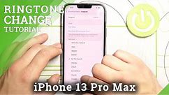How to Set Custom Ringtone on iPhone 13 Pro Max – Manage Sound Settings