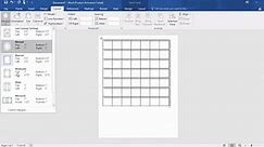 How to create grid pages | create graph paper in word | Microsoft word tutorial