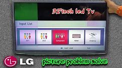 LG led tv picture problem 32 led tv repair display problem tv parts