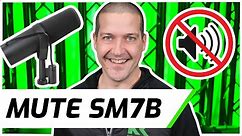 How To Mute Shure SM7B Microphone