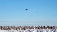 Brave U.S. Army Paratroopers Leap Into Action in Harsh Arctic Terrain in Alaska, USA