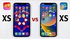 🔥iOS 17 vs iOS 16 SPEED TEST - iPhone XS iOS 17 vs iPhone XS iOS 16 SPEED TEST - Performance Drop ?