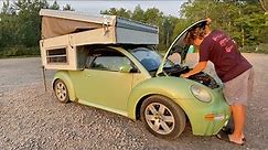 Making my Car Campable Again - Volkswagen Bug w/ Camping Shell.