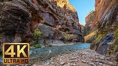 4K TV Screensaver & Beautiful Relaxing Music - Zion National Park. Episode 2 - 1 Hour