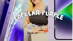 Unboxing Popular Purple Iphone 14