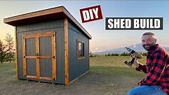 Building a Shed from Start to Finish - Lean to style Shed