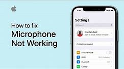 How To Fix Microphone Not Working on iPhone