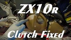 ZX10r Clutch fix. Finally sorting the Kawasaki's rattle. Slipper clutch explained