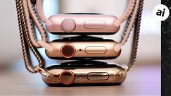 Compared! All The New Gold Apple Watches!