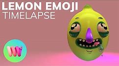 Easy 3D: How to make Lemon Emoji | Womp 3D