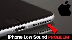 iPhone speaker low sound problem fix || iPhone speaker sound low problem solve 2024