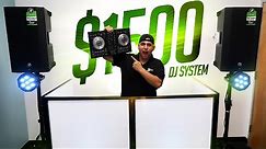 🔥 Complete Pro DJ System, under $1500 | How to Setup Your Mobile DJ System