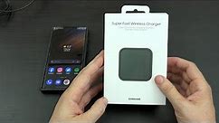 SAMSUNG 15W Super Fast Wireless Charging Pad for Galaxy Phones and Devices