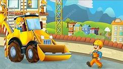 construction cartoon video children cortoons video