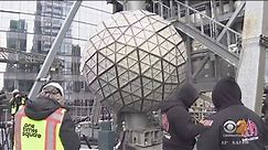 Preparations underway for New Year's Eve ball drop in Times Square