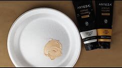 Making Your Own Color - Champagne Gold with Arteza Metallic Premium Acrylic Paint