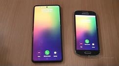 Double OPPO K1 on 2 Samsung Galaxy S4 mini android 11+A51 fake incoming call